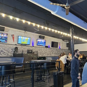 The Dime - DJ booth & seating - Sports Bars Near Me - Chicago, Illinois