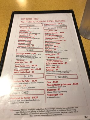 Menu photo 8 Sofrito Rico Authentic Puerto Rican Cuisine Las Vegas, NV