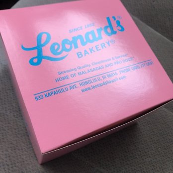 A Leonard's Bakery - The pink box - Desserts Near Me - Waipahu, Hawaii