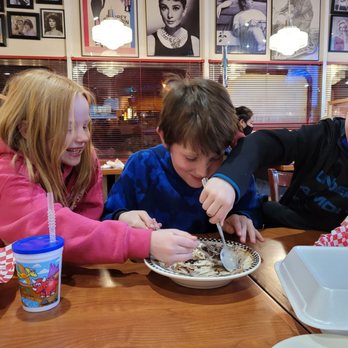 Galaxy Diner - Delicious desserts. Lava cake remnants. - Diners Near Me - Flagstaff, Arizona