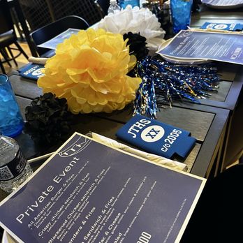Hollywood Casino - Table set up which their team helped arrange. They even printed limited menus for us. - Casinos Near Me - Joliet, Illinois Hollywood Casino - Table set up which their team helped arrange. They even printed limited menus for us. - Casinos Near Me - Joliet, Illinois