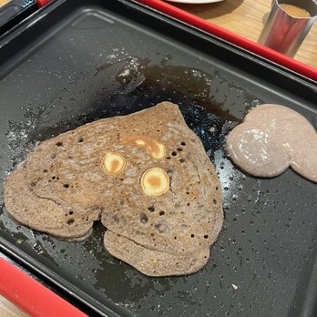 Flap Your Jacks - Two different pancake batters (Oreo and banana) - Breakfast & Brunch Near Me - San Diego, California Flap Your Jacks - Two different pancake batters (Oreo and banana) - Breakfast & Brunch Near Me - San Diego, California