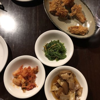 Mon Ami - Somerled - 6 piece fried chicken and complementary appetizers - Korean Near Me - Montreal, Quebec Mon Ami - Somerled - 6 piece fried chicken and complementary appetizers - Korean Near Me - Montreal, Quebec