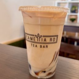 Jasmine Coffee Milk Tea with coffee jelly Jasmine Coffee Milk Tea with coffee jelly