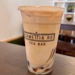 Camellia Rd Tea Bar - Jasmine Coffee Milk Tea with coffee jelly