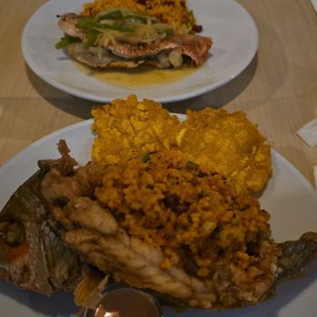 Peña Blanca - Playuelas Red Snapper Whole fried red snapper, deboned and stuffed with mamposteao rice. Served with fried plantains. $37.95 * - Desserts Near Me - Aguadilla Pueblo, Puerto Rico