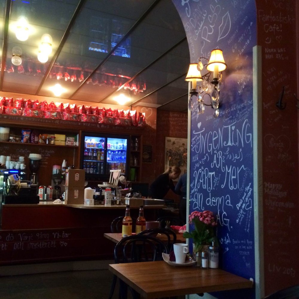 Schweizerkonditoriet - Interior - loved the quotes on the walls - Desserts Near Me - Stockholm, Alberta Schweizerkonditoriet - Interior - loved the quotes on the walls - Desserts Near Me - Stockholm, Alberta