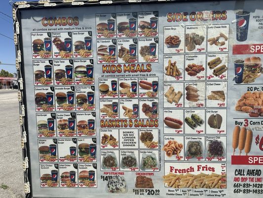Menu photo 6 Pops Burger Bakersfield, CA