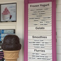 Rosie's Ice Cream Shoppe - Menu