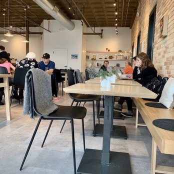 Aldea Coffee - Plenty of seating... and blankets, too! - Coffee & Tea Near Me - Muskegon, Michigan