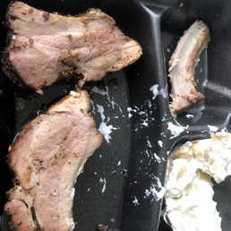Maybe 3" rib. Night before when he brought me a sample I received 2 that were twice as long as each of these.