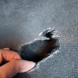 Walker Chevrolet - Complimentary hole in the floor mat that was only present after they had it for a week to make repairs.