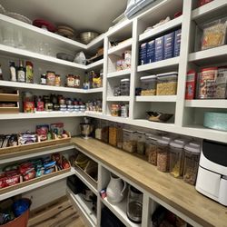 Shipshape Organization - Freshly organized pantry!