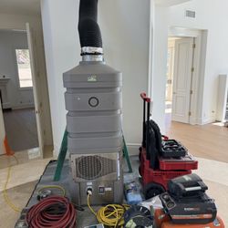 Dirt Busters - Negative Air Extraction Set Up