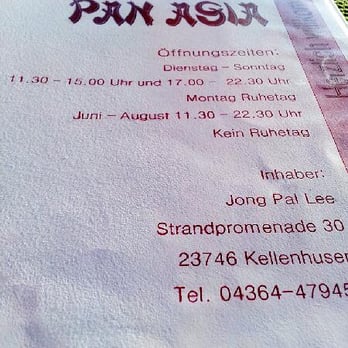 Pan Asia - Food Near Me - Kellenhusen, SH