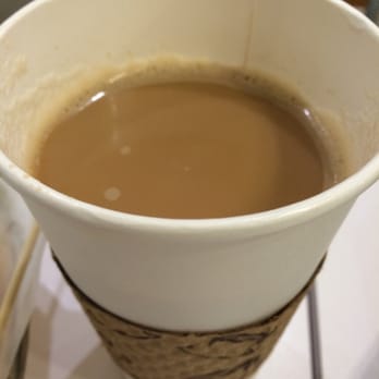 Mr Green Bubble - Hot lavender milk tea (I drank some already) - Bubble Tea Near Me - Union City, California