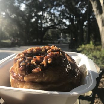 Clary's Cafe - Caramel Pecan Sticky Bun - Breakfast & Brunch Near Me - Savannah, Georgia