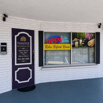 Tianyue Wellness Spa - store front - Massage Near Me - Bradenton, Florida Tianyue Wellness Spa - store front - Massage Near Me - Bradenton, Florida