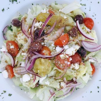Waterfront Pizza - Greek Salad - Pizza Near Me - Foster City, California