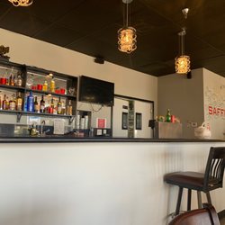 Saffron Indian Bistro - Bar area inside