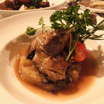 Le Canard-Enchaine - Duck confit with mashed apple - French Near Me - Kingston, New York