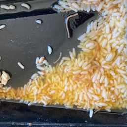 Rice pilaf. No flavor, but downing in oil.