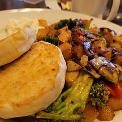 Crescent Cafe - Veggie hash English muffins egg whites
