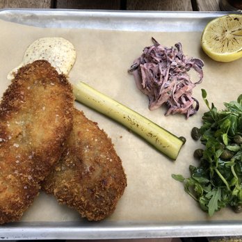 Duck & Waffle Local - Duck schnitzel - Bars Near Me - London, XGL Duck & Waffle Local - Duck schnitzel - Bars Near Me - London, XGL