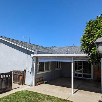 Master Craft Roofing - Backyard view of new roof - Roofing Near Me - San Jose, California Master Craft Roofing - Backyard view of new roof - Roofing Near Me - San Jose, California
