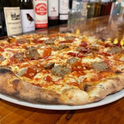 Stoked Pizza Company-Cambridge - Mama Lil's goat horn peppers with italian sausage and ricotta