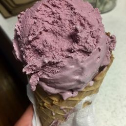 Black Raspberry in a Waffle Cone Black Raspberry in a Waffle Cone