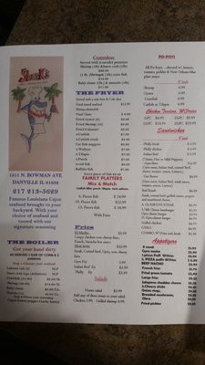 Menu photo 4 Sharks Grill Danville, IL