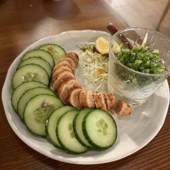 Tsukiyo Sushi - Grilled Mentaiko with Cucumber - Sushi Bars Near Me - Westminster, California Tsukiyo Sushi - Grilled Mentaiko with Cucumber - Sushi Bars Near Me - Westminster, California