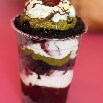 Odd Cookie Bakery - Strawberry Dubai chocolate cake cup - Cupcakes Near Me - Penngrove, California Odd Cookie Bakery - Strawberry Dubai chocolate cake cup - Cupcakes Near Me - Penngrove, California