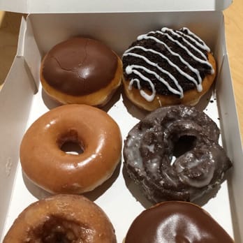 Krispy Kreme - The original glazed donut was the best one. Selection was not that great, and the other donuts were average tasting. - Donuts Near Me - Myrtle Beach, South Carolina