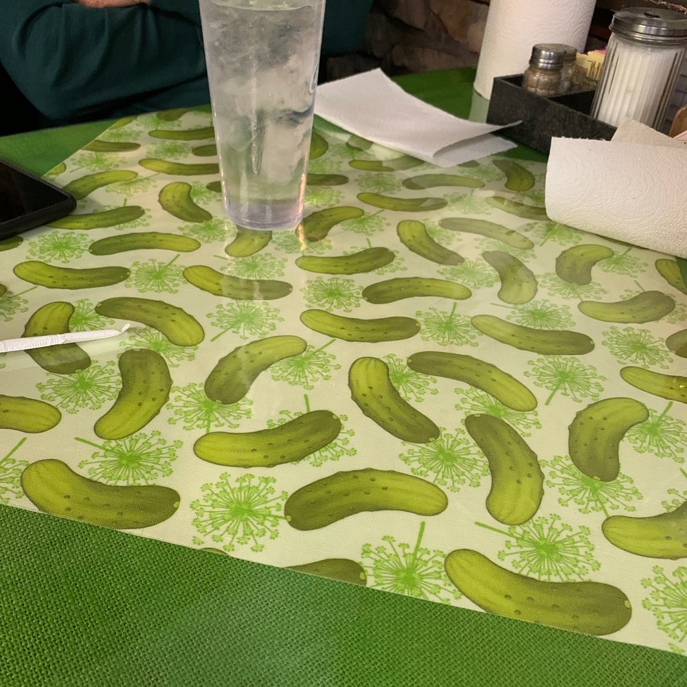 Green Pickle Grill - Pickle tables - Burgers Near Me - Glen Rose, Texas