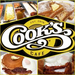 Cook's Cafe - Breakfast Served  All Day Long!  Sunday Brunch 9am-1pm