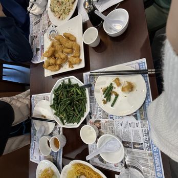 Mama Lu's Dumpling House - #118 sauteed string bean #89 fish with seaweed - Shanghainese Near Me - Arcadia, California