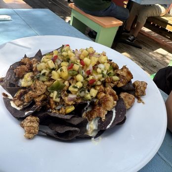 Indigo Coastal Shanty - Calypso Nachos - New American Near Me - Brunswick, Georgia Indigo Coastal Shanty - Calypso Nachos - New American Near Me - Brunswick, Georgia