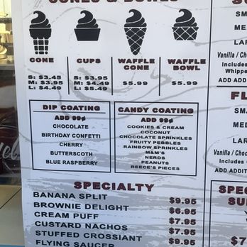 Summer Sundae’s - Menu - Ice Cream & Frozen Yogurt Near Me - Oxford, Michigan