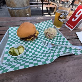 Biergarten - Smash and some German potato salad - Beer Gardens Near Me - Santa Barbara, California Biergarten - Smash and some German potato salad - Beer Gardens Near Me - Santa Barbara, California