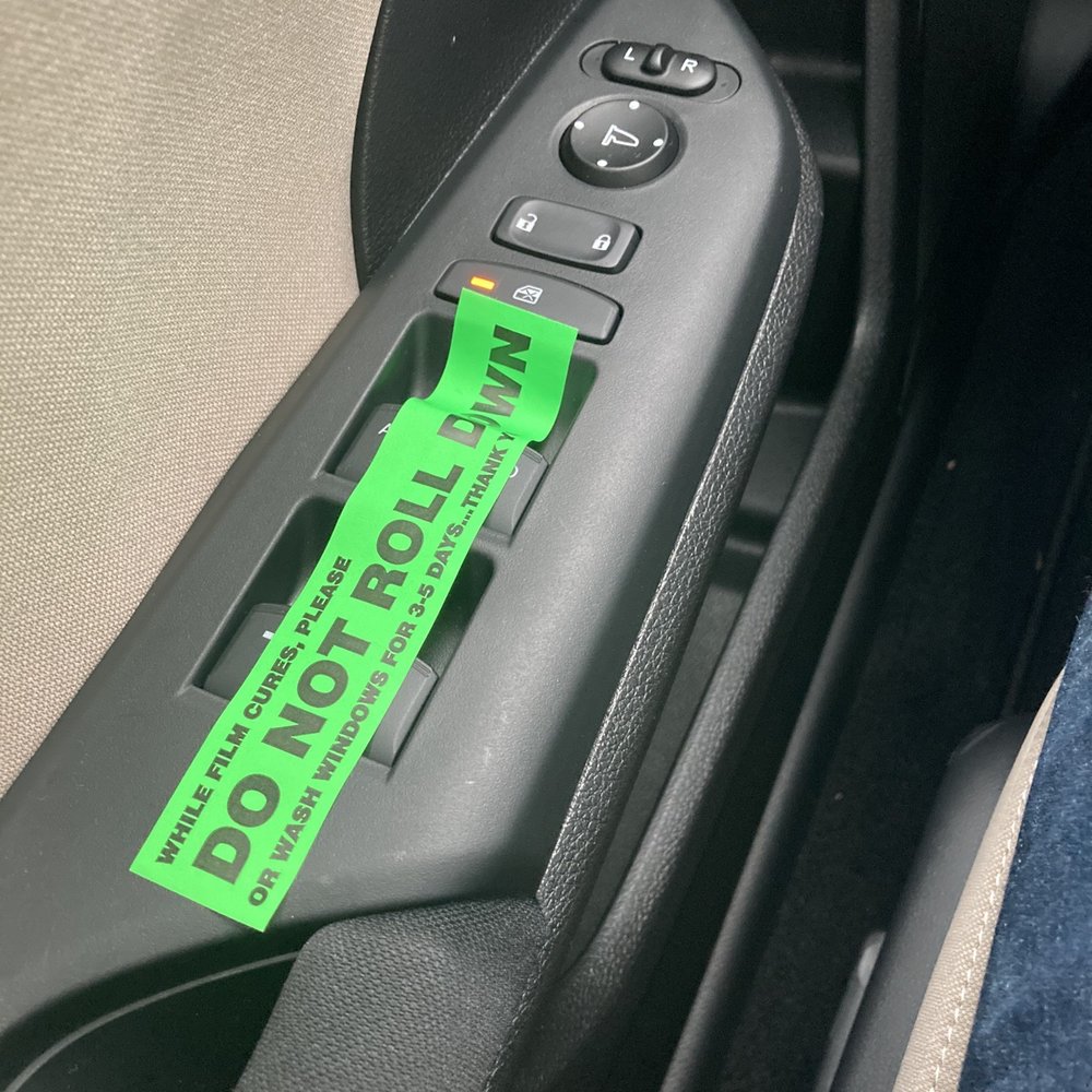 Frederick Window Tinting - Reminder to not roll down windows after tint application - Home Window Tinting Near Me - Frederick, Maryland Frederick Window Tinting - Reminder to not roll down windows after tint application - Home Window Tinting Near Me - Frederick, Maryland