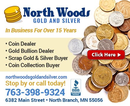 North Woods Gold and Silver Logo
