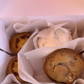 Paderia Bakehouse - Egg tarts, ensaymada, and sea salt chocolate cookie. - Bakeries Near Me - Irvine, California