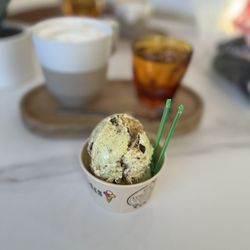 Paradis Ice Cream - Montrose - Cafe Latte, flat white, ice cream