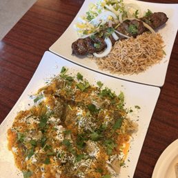 Chicken Mantoo (dumplings) and Koobidah (lamb and beef) Chicken Mantoo (dumplings) and Koobidah (lamb and beef)