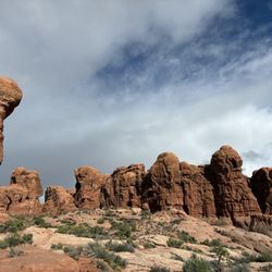 Arches National Park - View at the garden of Eden (not shown are the expansive distant views around the garden too, it's stunning!)