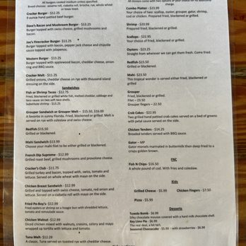 Cracker's Bar & Grill - Seafood Near Me - Crystal River, Florida Cracker's Bar & Grill - Seafood Near Me - Crystal River, Florida