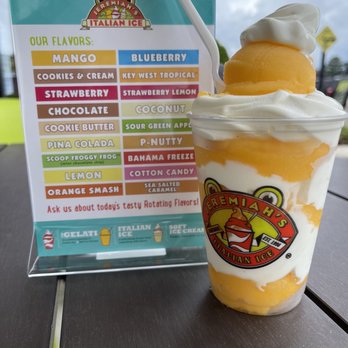 Jeremiah's Italian Ice - Mmmmango Gelati - Desserts Near Me - Savannah, Georgia