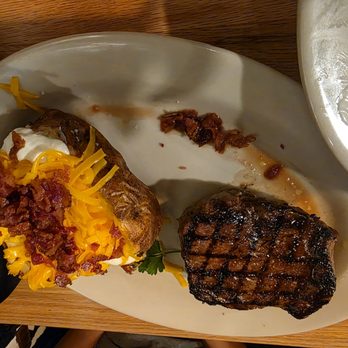 Amazing Joe's Grill - Sirloin & loaded bake potato - Italian Near Me - Muncie, Indiana